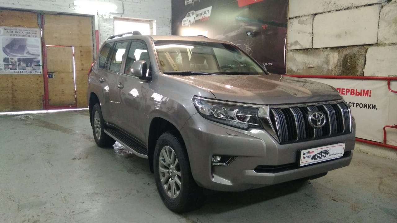 Toyota Prado 2800TDI 2019 года + stage2 + отключение клапана егр