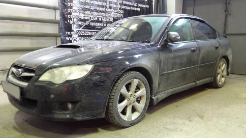 Subaru Legacy Twinturbo — увеличение мощности и EURO2