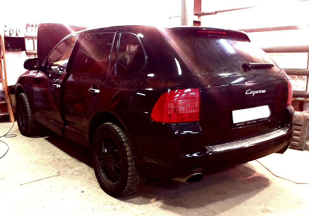 Porsche Cayenne — увеличение мощности и Euro2