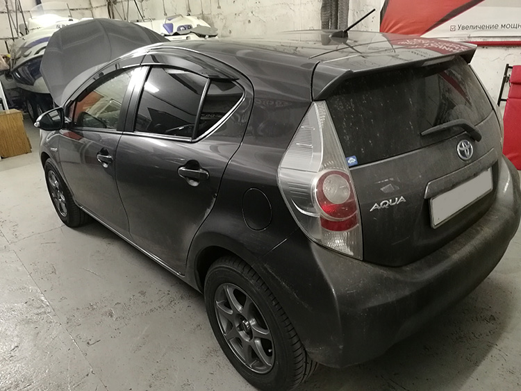 Toyota Aqua чип-тюнинг, отключение катализатора и EGR